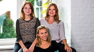 Die Selfapy-Gründerinnen v.l.n.r.: Kati Bermbach, Nora Blum, Farina Schurzfeld.